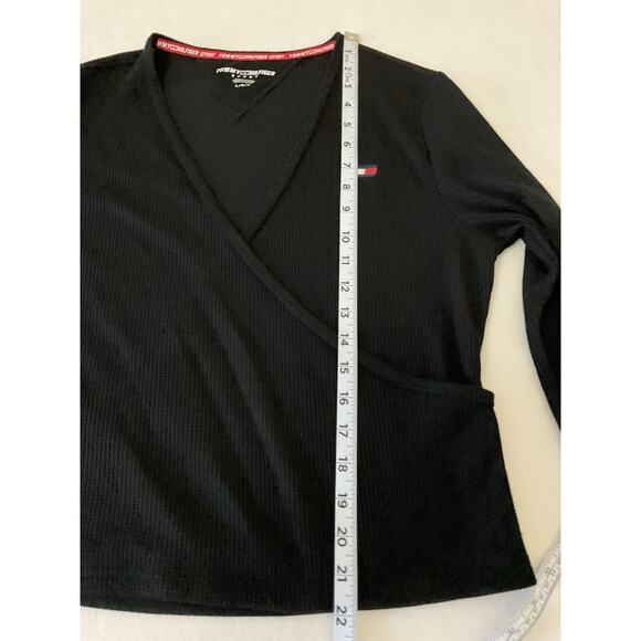 Tommy Hilfiger Sport Women’s Wrap L Black TP2TO134 Lightweight Cover - Picture 8 of 11